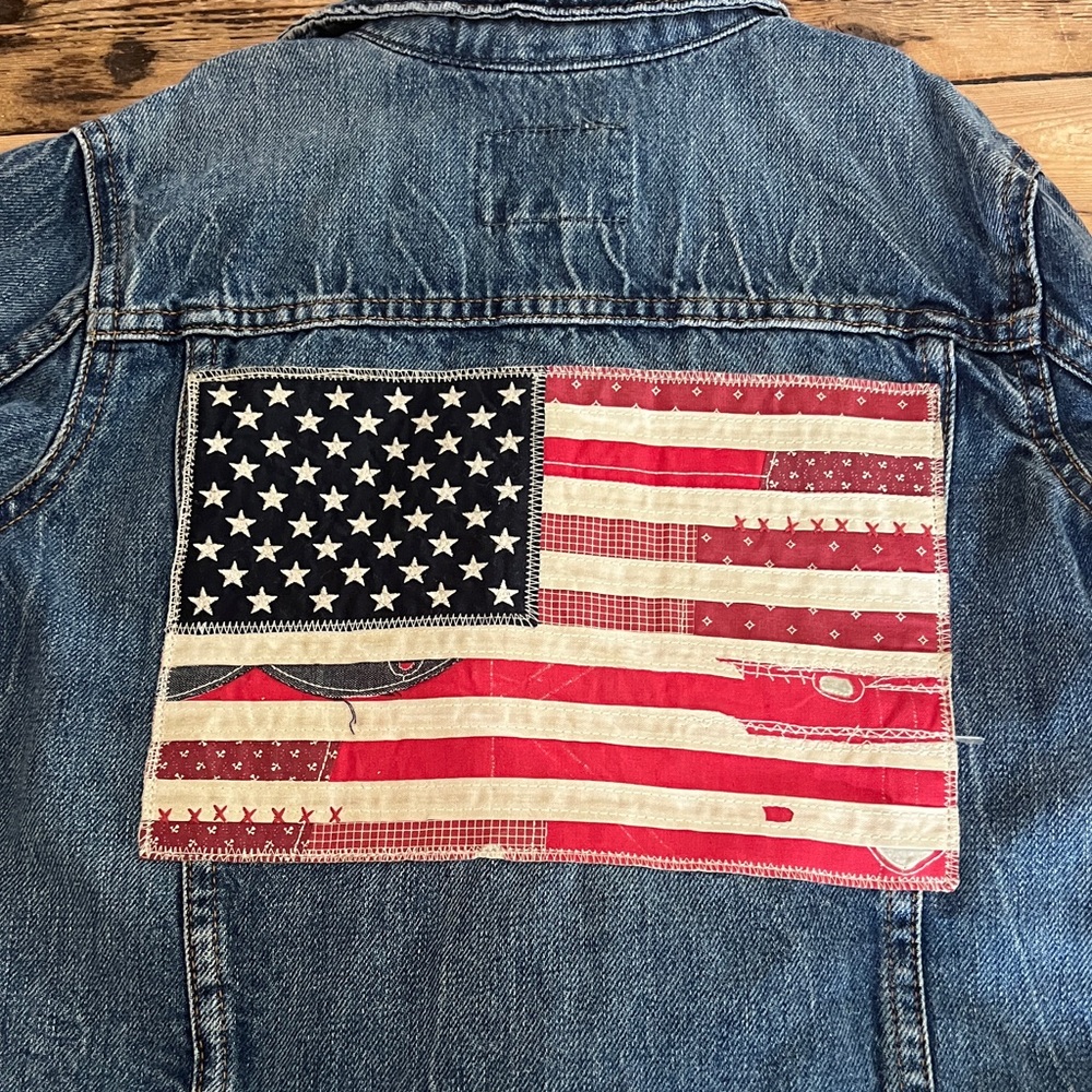 Ralph Lauren Polo Denim American Flag Jean Jacket